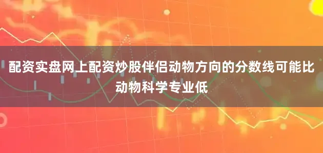 配资实盘网上配资炒股伴侣动物方向的分数线可能比动物科学专业低